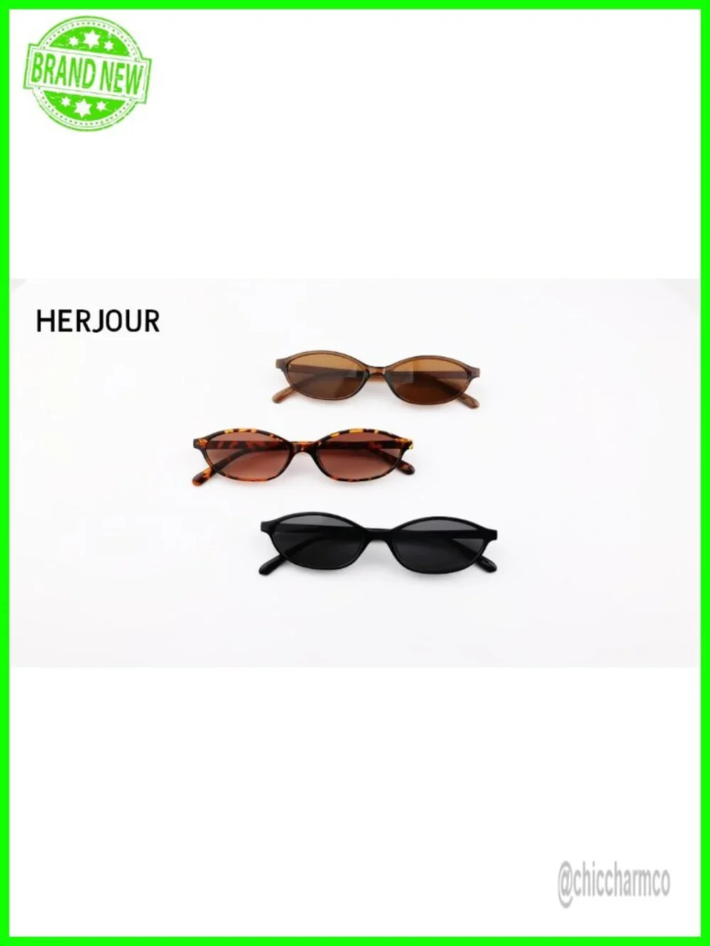 Retro Oval Cat Eye Sunglasses for Women Y2K Trendy 99% UV Protection